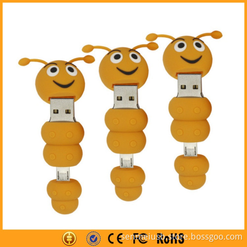 Shenzhen Competitive Supplier Customized Cartoon OTG bulk 4gb usb flash drives